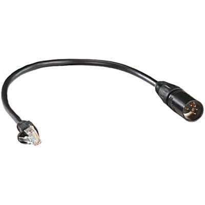 RJ45 Ethernet to 5-Pin XLR Male Adapter Cable E55850
