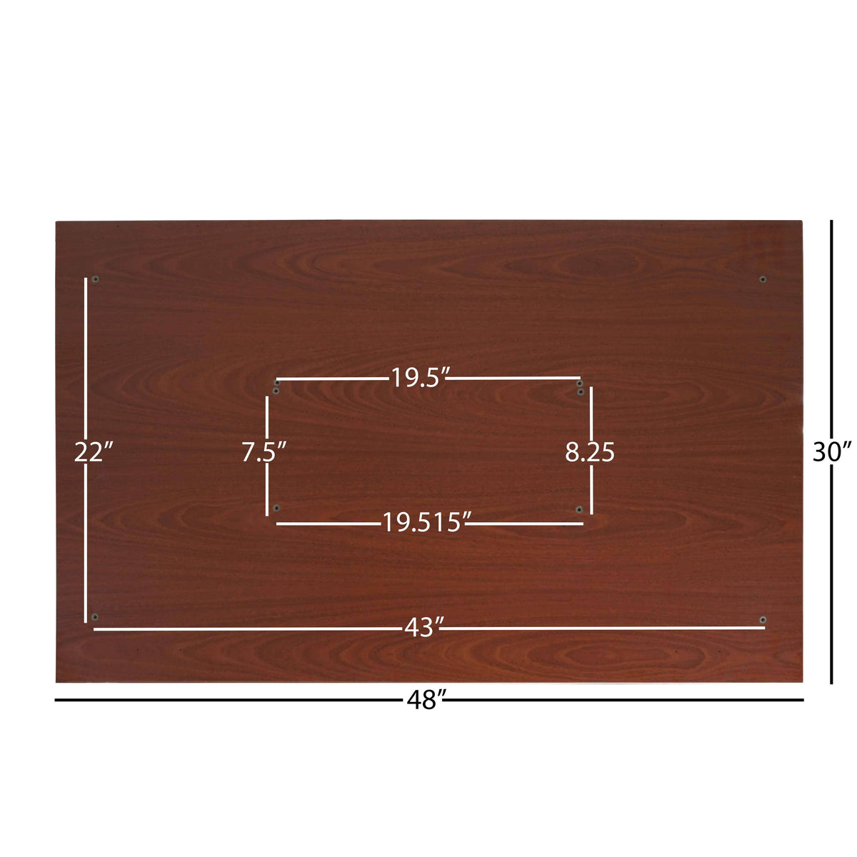 Universal Wood Desk Top B15833