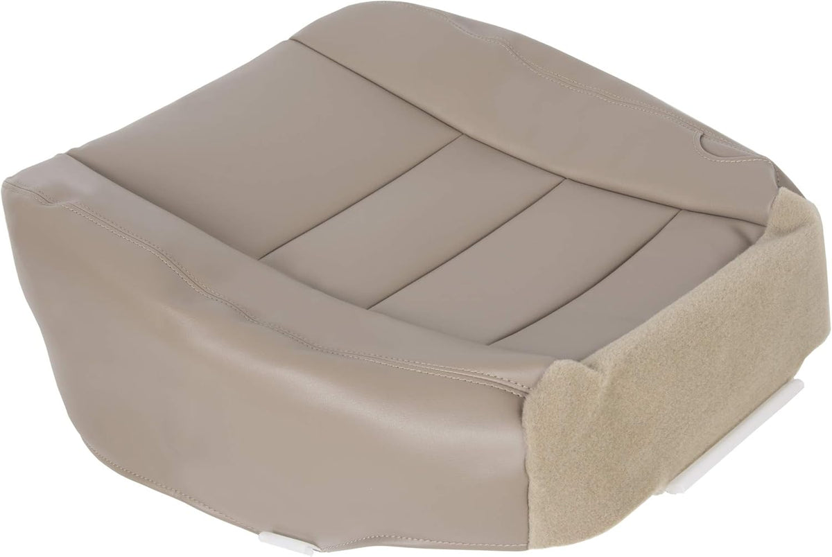 Tan Leather Bottom Seat Cover Pack of 2 T790442