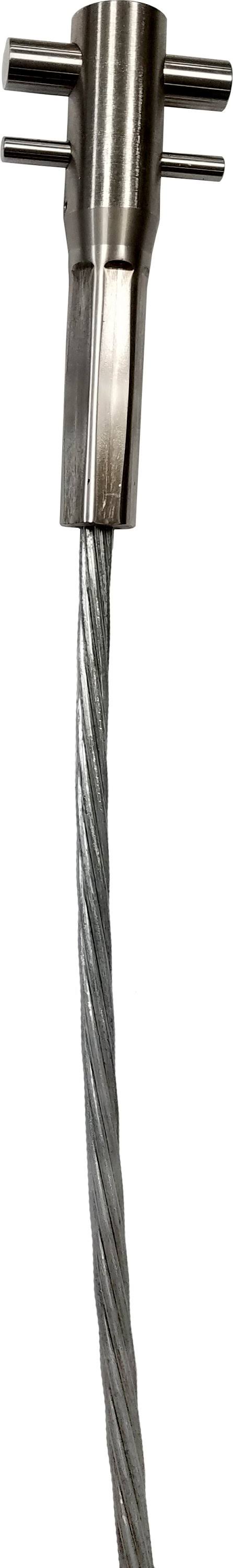 Galvanized Steel Vertical Safety System 50ft W3416