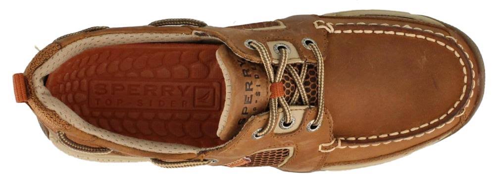 Tan Leather Sport Moc Shoes J2935