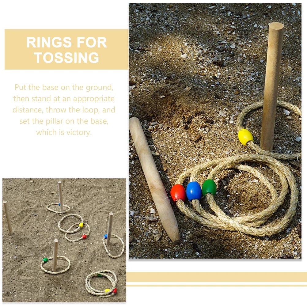 6-piece Rope Ring Throwing Game Set F611302