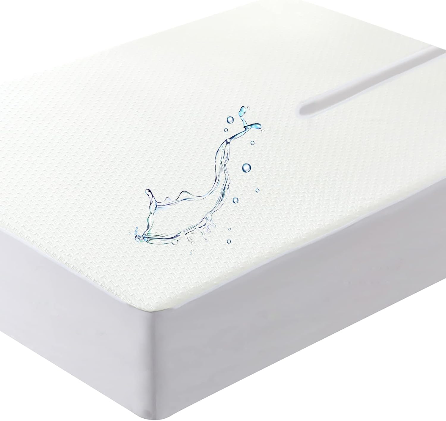 Waterproof Cooling Bamboo Fitted Mattress Protector V4299